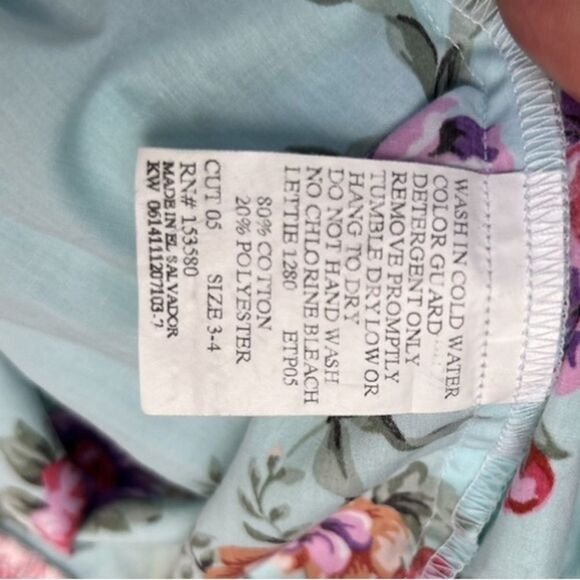 Eleanor Rose Girls Lettie Dress Size 3/4 - Picture 3 of 5